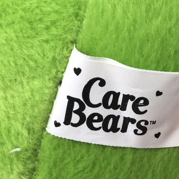 NANCO Care Bears Good Luck Bear 13" Vintage 2004 Green Irish Shamrock Plush - Picture 6 of 12